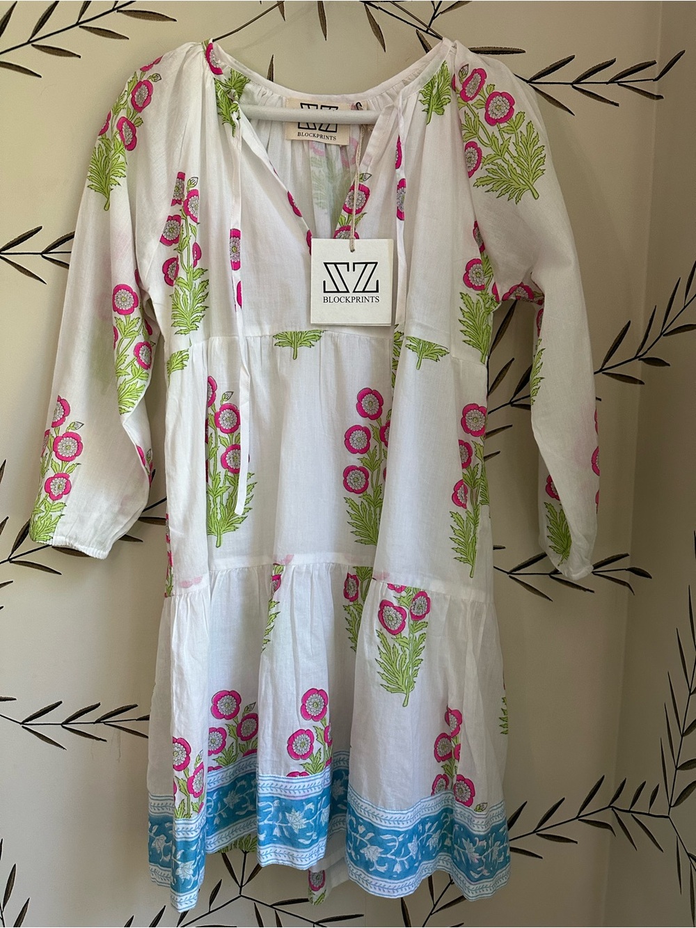 NEW SZ Blockprints x Tuckernuck Priya dress/coverup. S. NWT - Picture 7 of 10